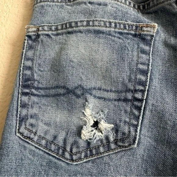 Lucky Brand 26 Wide Leg Button Hem Jeans Western Vintage Grunge Y2K Punk