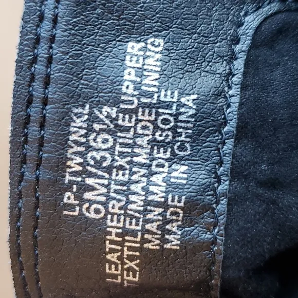 Lucky Brand Black Suede Twynkl Riding Boots 6 NWOT