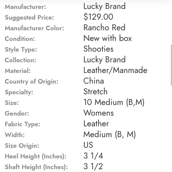 Lucky Brand Boots