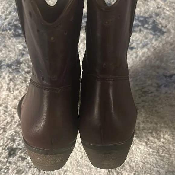 Lucky Brand Brown Leather Boots
