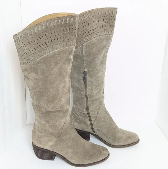 Lucky Brand Kaelyia suede knee high boots
