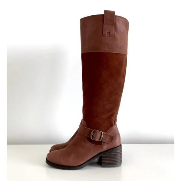 Lucky Brand Kailan Tall Riding Boots in Rye Size 6.5