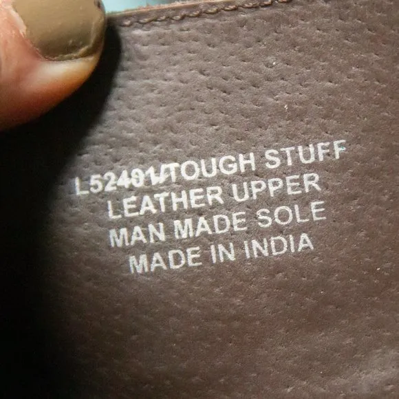 Luichiny Tough Stuff Brown Genuine Leather Scaled Studded Riding Boots Sz US 7