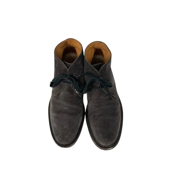 M. Gemi Italy Suede Chukka Boots Ankle Gray Size 42.5 Mens