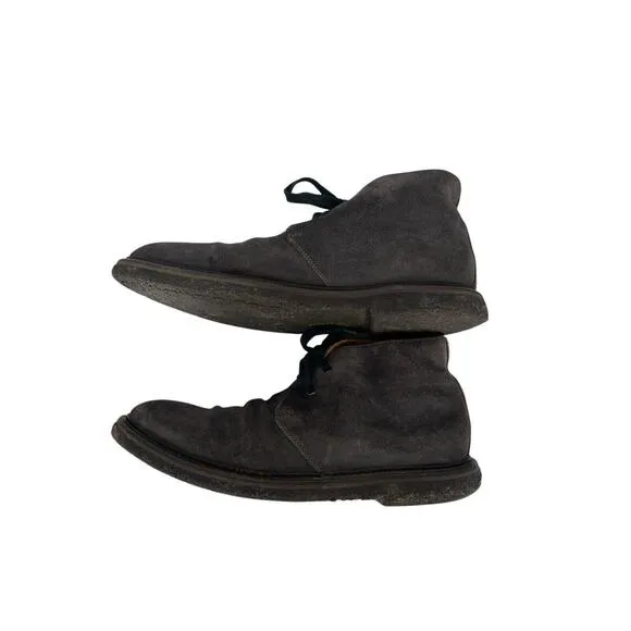 M. Gemi Italy Suede Chukka Boots Ankle Gray Size 42.5 Mens