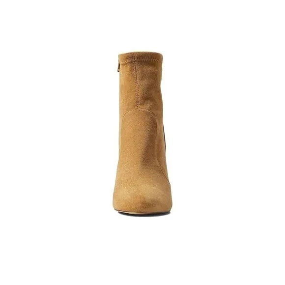 Madden Girl Rangerr Boots Womens 8.5 Tan Micro Leather Side Zipper Bootie KHD351