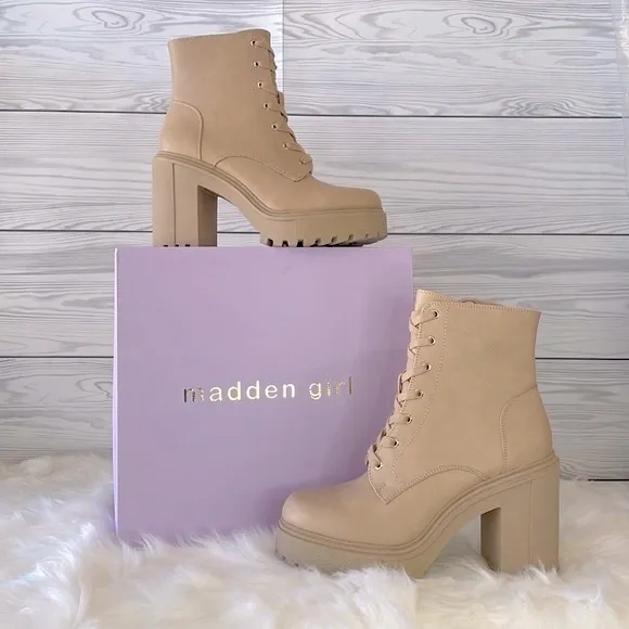 Madden Girl “Rover” Block Heel Boots