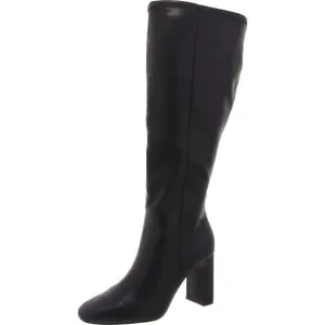 Madden Girl Womens WiseWC Black Block Heel Man Made Knee-High Boots New