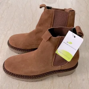 Made in Portugal CRUZA TENDENCIA Suede Leather Boots Women Size 38.