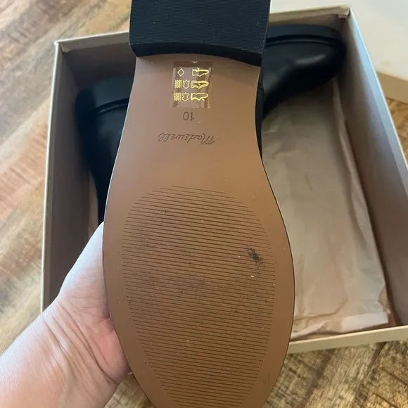 MADEWELL black leather Chelsea boots