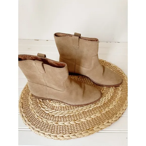 Madewell Leah Suede Leather Boots