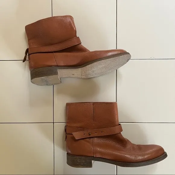 Madewell Leather Biker Boots