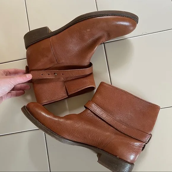 Madewell Leather Biker Boots