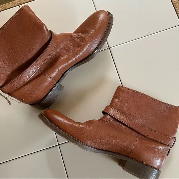 Madewell Leather Biker Boots