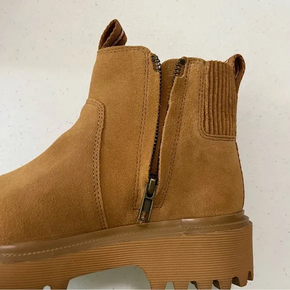 Madewell The Henry Lugsole Boots Suede