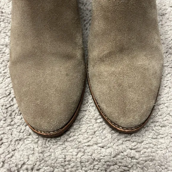 Madewell Women's Suede Ankle Boots - Tan