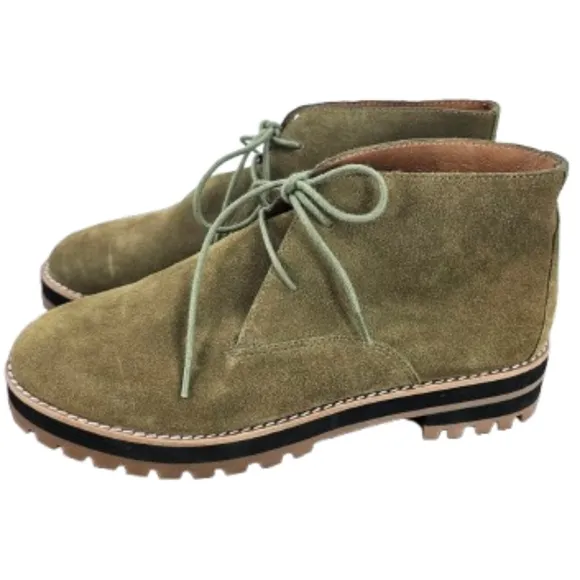 Madewell Wren Suede Leather Lace Up Boot Women's Size 7
