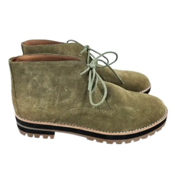 Madewell Wren Suede Leather Lace Up Boot Women's Size 7