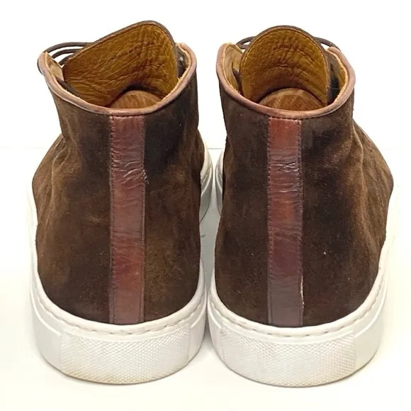 Magnanni Men’s Brown Leather Zach Chukka Lace Up Sneaker Boots 21757-M Size 11