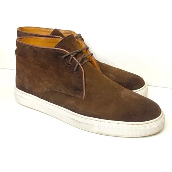 Magnanni Men’s Brown Leather Zach Chukka Lace Up Sneaker Boots 21757-M Size 11