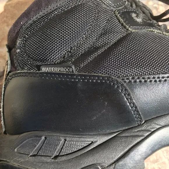 Magnum Patrol Boots Tactical  Waterproof Leather Zipper Sides 11M