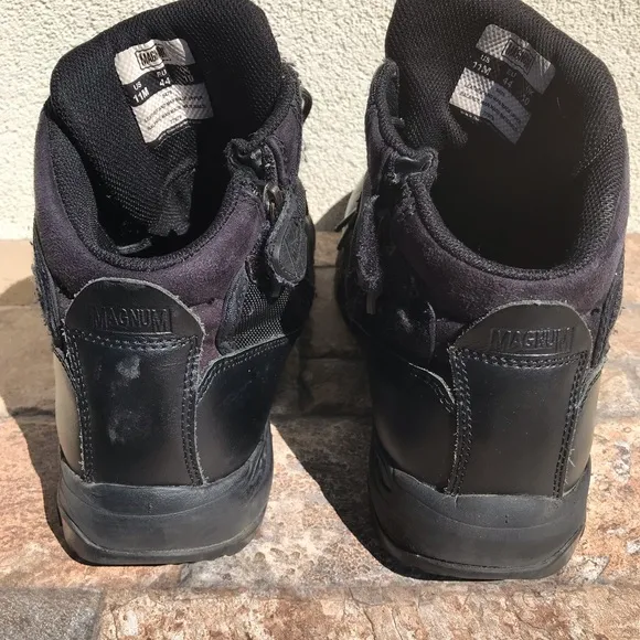 Magnum Patrol Boots Tactical  Waterproof Leather Zipper Sides 11M