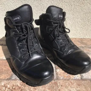 Magnum Patrol Boots Tactical  Waterproof Leather Zipper Sides 11M