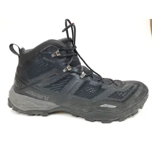 Mammut Ducan Mid GTX Backpacking Hiking Boots - Men's 11, Black, 3030-03540