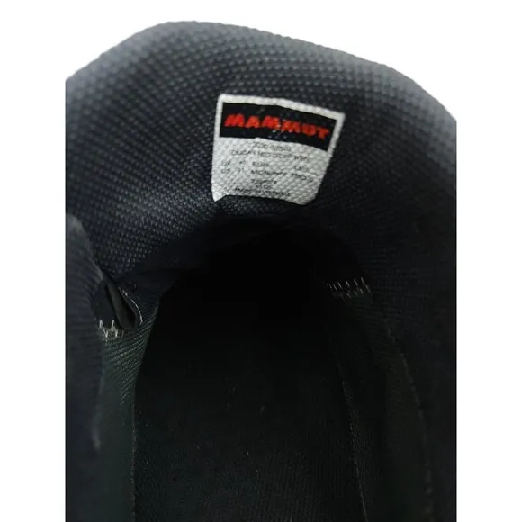 Mammut Ducan Mid GTX Backpacking Hiking Boots - Men's 11, Black, 3030-03540