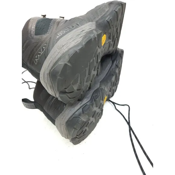 Mammut Ducan Mid GTX Backpacking Hiking Boots - Men's 11, Black, 3030-03540