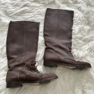 Marc Albert Outback Brown Knee-High Leather Boots riding boots size 8.5 m