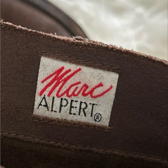 Marc Albert Outback Brown Knee-High Leather Boots riding boots size 8.5 m