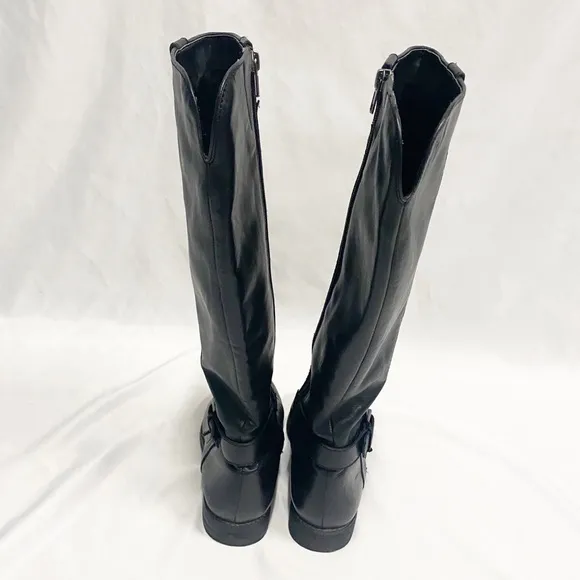Marc Fisher Black Leather Riding Boots
