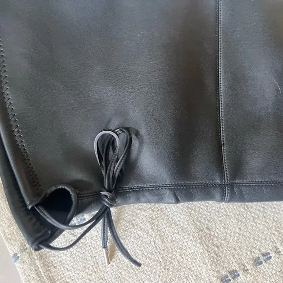 Marc fisher faux leather over the knee tie boots. style - VANY2