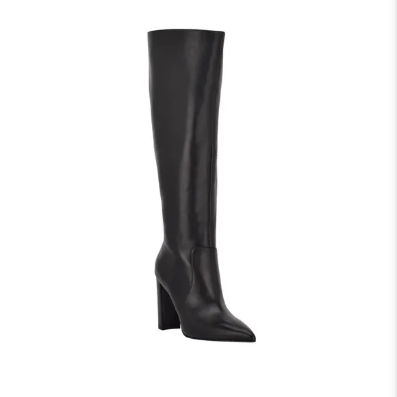 Marc fisher faux leather over the knee tie boots. style - VANY2