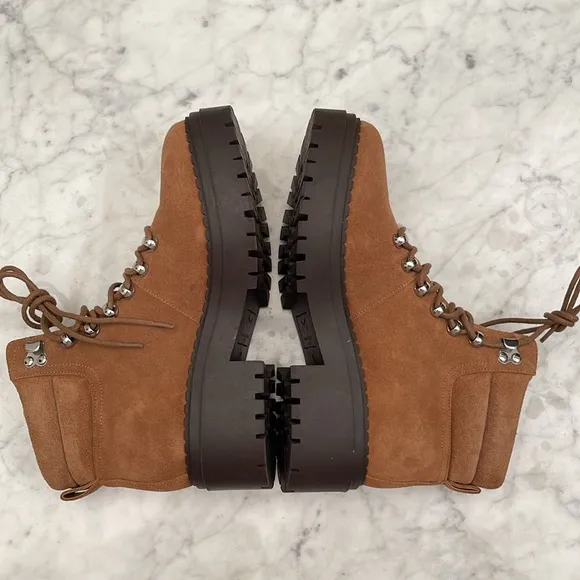 Marc Fisher genuine leather brown boots size 7.5