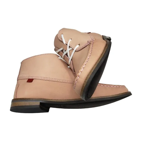 Marc Joseph | NIB Lincoln Bootie Blush Nubuck Leather Lace Up Boots Girl's 2