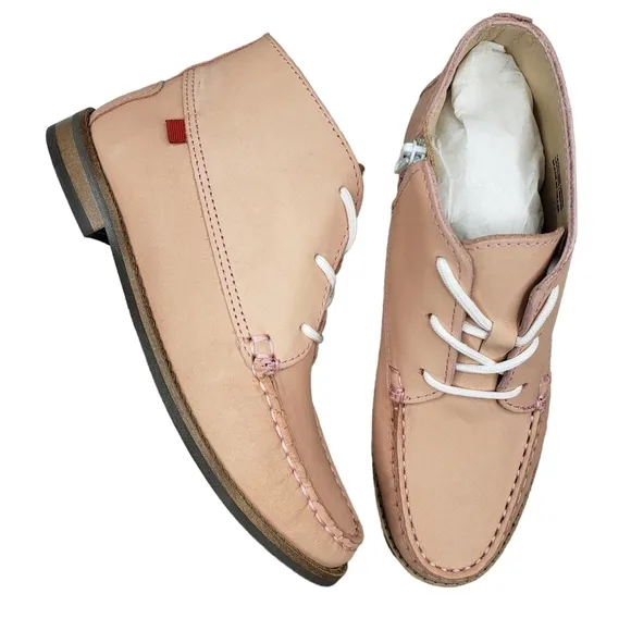 Marc Joseph | NIB Lincoln Bootie Blush Nubuck Leather Lace Up Boots Girl's 2