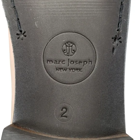 Marc Joseph | NIB Lincoln Bootie Blush Nubuck Leather Lace Up Boots Girl's 2