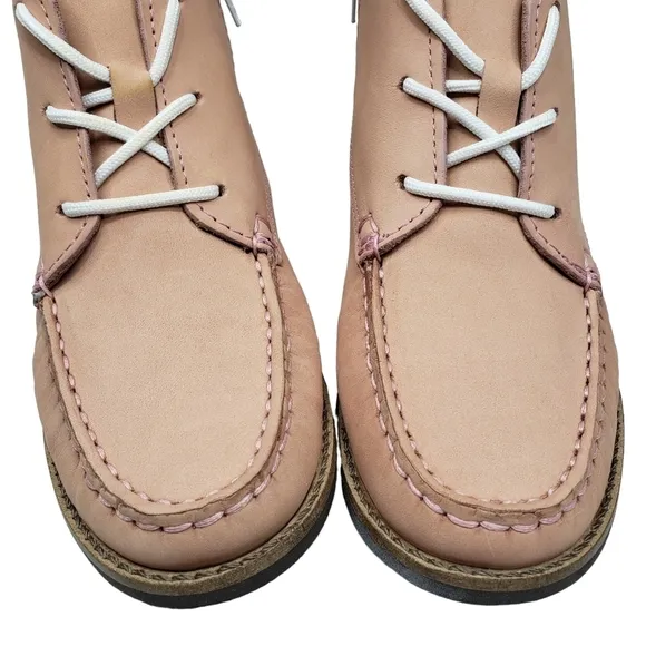 Marc Joseph | NIB Lincoln Bootie Blush Nubuck Leather Lace Up Boots Girl's 2