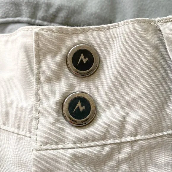 Marmot Mens Mantra Ski Snowboard Pants Nylon Waterproof Breathable Vents Pockets