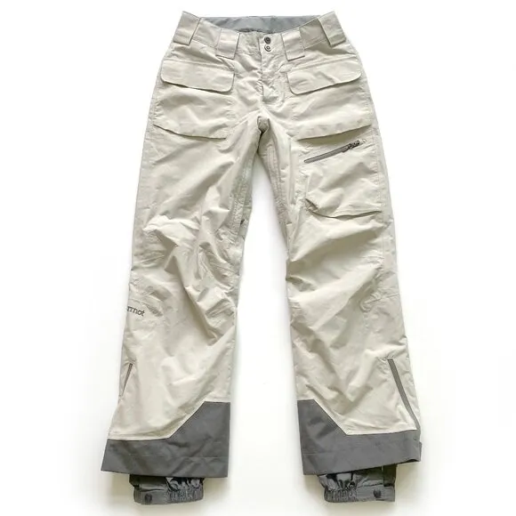 Marmot Mens Mantra Ski Snowboard Pants Nylon Waterproof Breathable Vents Pockets