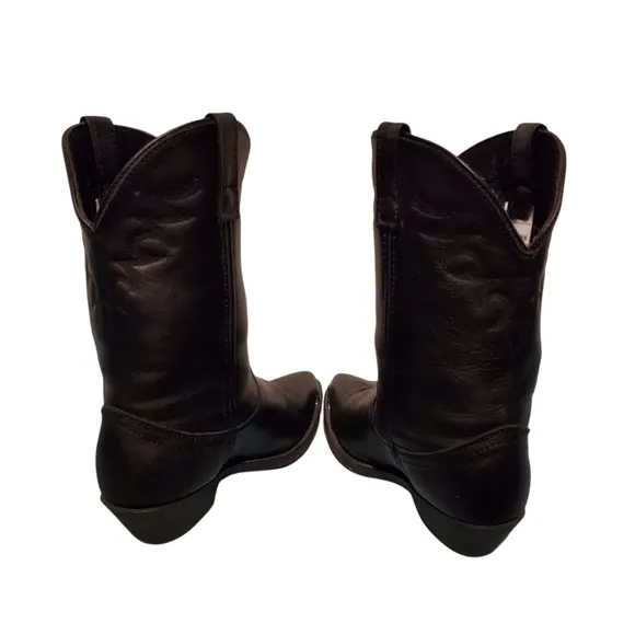 Masterson Boot Co Beautiful Black Leather Cowboy Western Boots Women's Size 9.5M