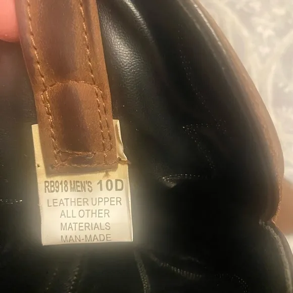 Masterson Laredo men’s cowboy  boots with chains and straps