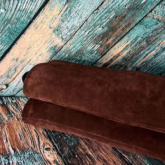 Matisse dark brown suede tall over the knee boots