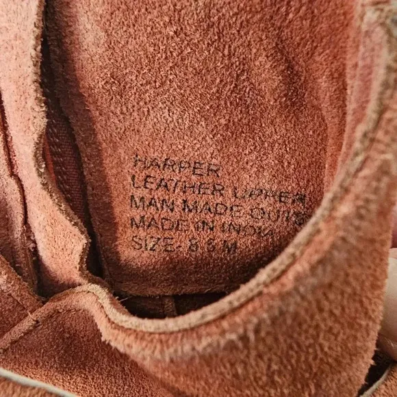 Matisse Harper Suede Leather Tan Ankle Boot Suze 8.5