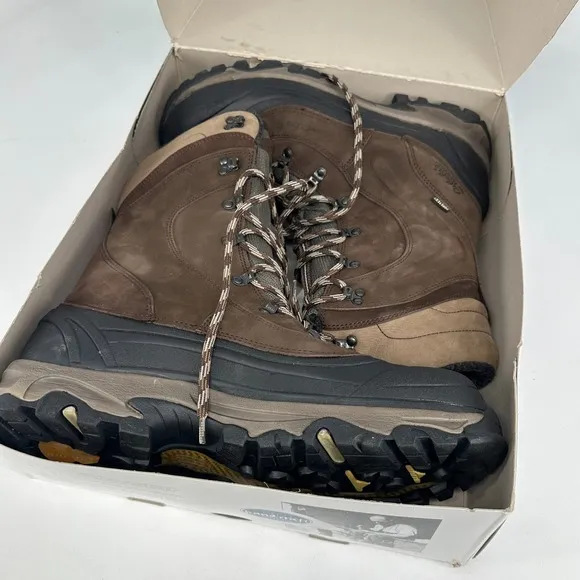 Meindl Boots Mens 13 Brown Cabelas Winter Pac Gore-Tex Hiking Hunting NEW
