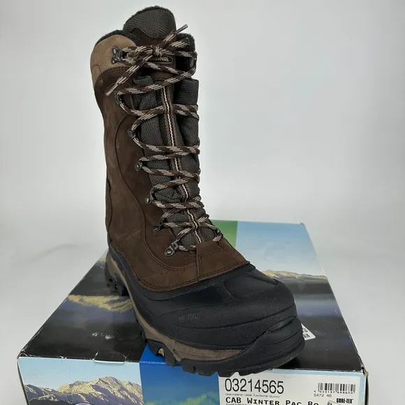 Meindl Boots Mens 13 Brown Cabelas Winter Pac Gore-Tex Hiking Hunting NEW