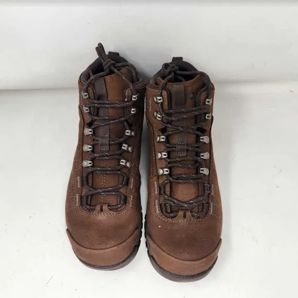Men's 10 Oboz Bozeman Mid Leather B-Dry waterproof hiking boots Dark Earth