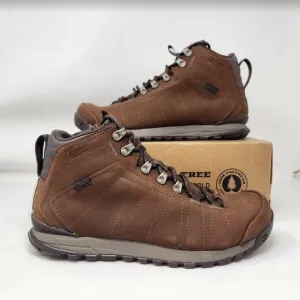 Men's 10 Oboz Bozeman Mid Leather B-Dry waterproof hiking boots Dark Earth